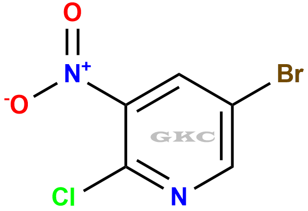 2-Cholor-5-bromo-3-nitro pyridine